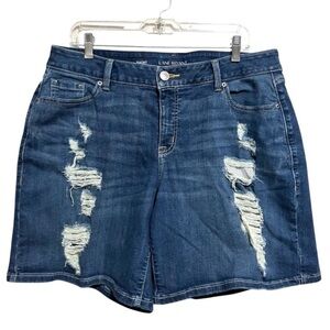 Lane Bryant Distressed Stretchy Plus Size
Shorts Size 16